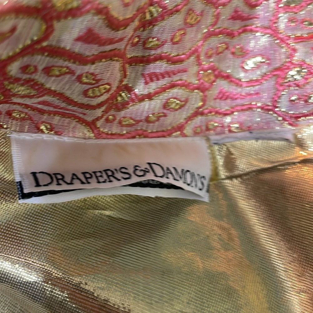 Draper And Damon’s Patchwork Metallic Brocade And… - image 8